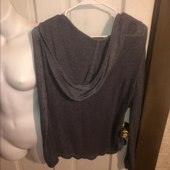 Vintage nineties lightweight sweater with hood - Picture 2 of 4